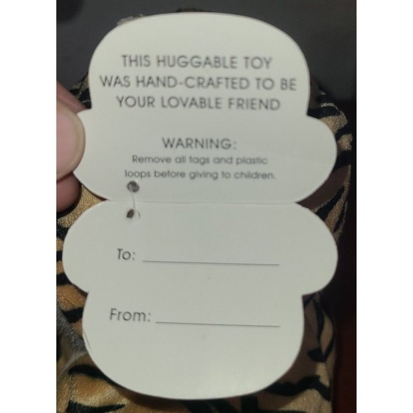 SKM Enterprise 12" Teddy Bear Plush In Tiger Costume Cute! Clean Hand Crafted - Picture 10 of 11